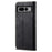 For Google Pixel 7 Pro 5G Jeans Cloth Texture PU Leather Phone Case Stand Magnetic Absorption Wallet Flip Cover - Black - 6