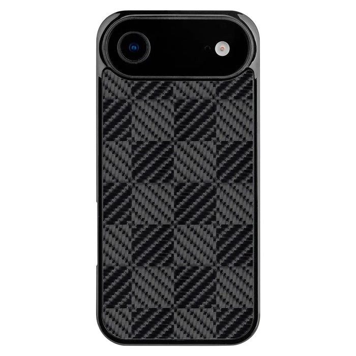 For iPhone Air Case Aramid Fiber TPU Shockproof Phone Cover - Square Texture - 1