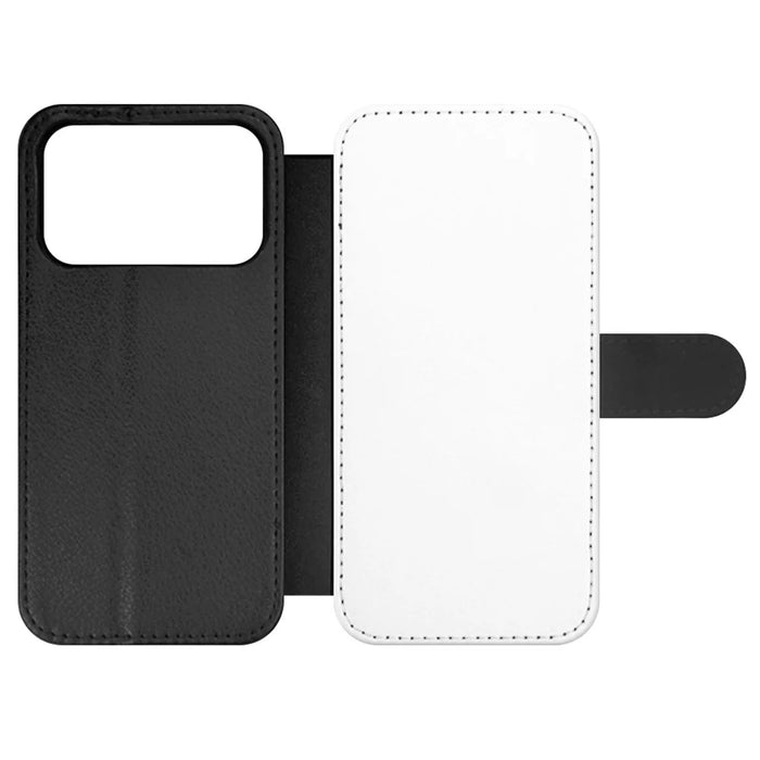 For iPhone 17 Pro Case PU Leather Sublimation Blank Smart Phone Cover with Card Holder - 1
