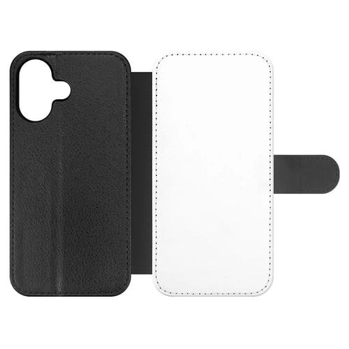 For iPhone 17 Case PU Leather Sublimation Blank Smart Phone Cover with Card Holder - 1