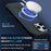 LC.IMEEKE L6 For iPhone 15 Pro Case PU Leather Coated PC TPU Phone Cover Compatible with MagSafe - Black - 7