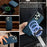 LC.IMEEKE L6 For iPhone 14 Pro Max Magnetic Case Detachable Zipper Wallet Leather Coated PC + TPU Phone Cover - Blue - 6