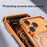 For iPhone 17 Pro Max Phone Case with Kickstand Compatible with MagSafe Metal PC Matte Back Cover - Orange - 5