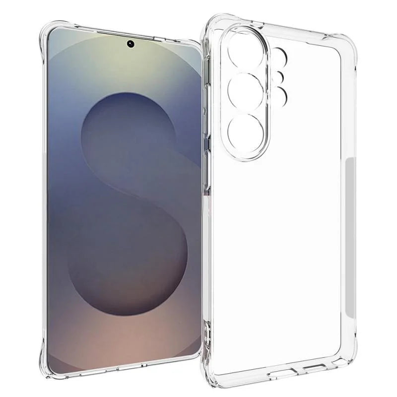 WANLONFENG For Samsung Galaxy S26 Ultra Case  WL Series 2.0mm TPU Phone Cover with Tempered Glass Film - Transparent - 2