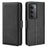 For Realme C71 4G Case Calf Texture Leather Wallet Phone Cover - Black - 4
