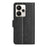 For Realme 15 5G Case Calf Texture Leather Wallet Phone Cover -  Black - 3