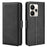 For Realme 15 5G Case Calf Texture Leather Wallet Phone Cover -  Black - 4