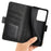 For Realme 15 5G Case Calf Texture Leather Wallet Phone Cover -  Black - 5