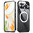 For Google Pixel 10 Pro Magnetic Case Metal Frame Matte Phone Cover - Black - 1