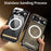 For Google Pixel 10 Pro Magnetic Case Metal Frame Matte Phone Cover - Black - 4