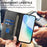 For Sony Xperia 10 VII Wallet Cases Retro Texture RFID Blocking Leather Phone Cover - Black - 2