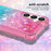 For Samsung Galaxy S26 FE / S25 FE TPU Case Gradient Quicksand Phone Back Cover - Pink+Sky Blue - 4