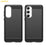 AMORUS For Samsung Galaxy A55 5G Case Carbon Fiber Texture Brushed Protective Phone Cover - Black - 7