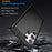 AMORUS For Samsung Galaxy S24 Ultra Case Carbon Fiber Texture Brushed Protective Phone Cover - Black - 2