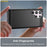 AMORUS For Samsung Galaxy S24 Ultra Case Carbon Fiber Texture Brushed Protective Phone Cover - Black - 4