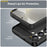 AMORUS For Samsung Galaxy S25  /  S24 Case Carbon Fiber Texture Brushed Protective Phone Cover - Black - 5