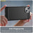 AMORUS For iPhone 15 Plus Case Carbon Fiber Texture Brushed Protective Phone Cover - Black - 4
