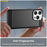 AMORUS For iPhone 15 Pro Case Carbon Fiber Texture Brushed Protective Phone Cover - Black - 4