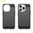 AMORUS For iPhone 15 Pro Case Carbon Fiber Texture Brushed Protective Phone Cover - Black - 7