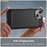 AMORUS For iPhone 15 Case Carbon Fiber Texture Brushed Protective Phone Cover - Black - 4