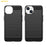 AMORUS For iPhone 14 Case Carbon Fiber Texture Brushed Protective Phone Cover - Black - 7