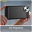 AMORUS For iPhone 14 Plus Case Carbon Fiber Texture Brushed Protective Phone Cover - Black - 5