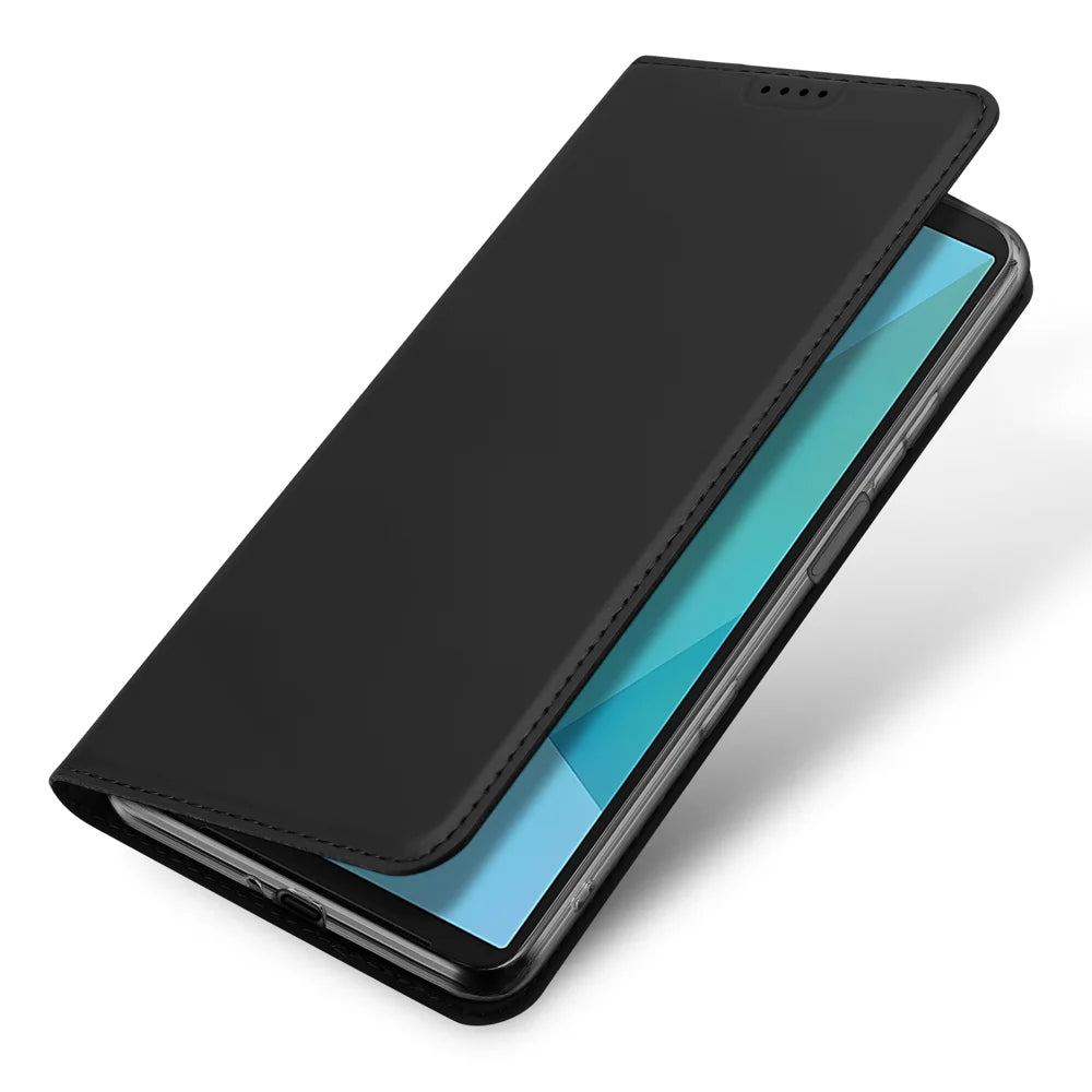 DUX DUCIS For Sony Xperia 10 VII Case  Skin Pro Series Leather Stand Cover Card Holder - Black - 4