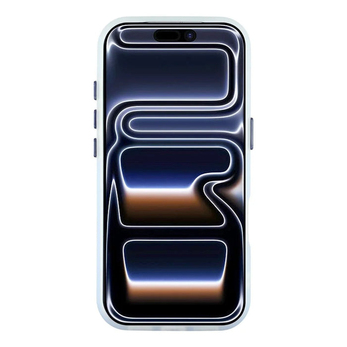 For iPhone 18 Pro / 17 Pro Case Compatible with MagSafe Gradient Frosted Design PC + TPU Phone Cover - Blue - 2