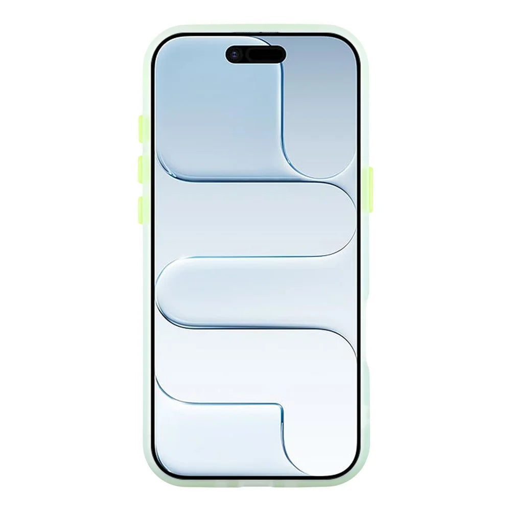 For iPhone Air Case Compatible with MagSafe Gradient Frosted Design PC + TPU Phone Cover - Green - 2