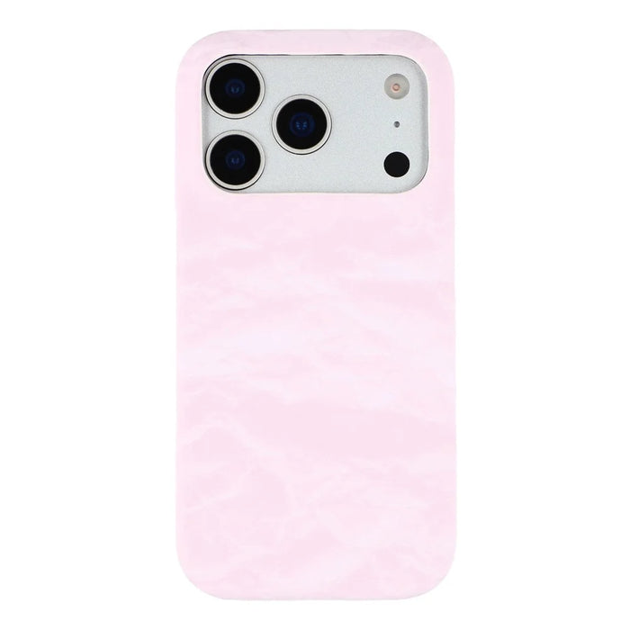 For iPhone 18 Pro Max / 17 Pro Max Case Velvet Texture Leather + PC Phone Back Cover - Pink - 3
