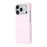 For iPhone 18 Pro Max / 17 Pro Max Case Velvet Texture Leather + PC Phone Back Cover - Pink - 4