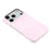 For iPhone 18 Pro Max / 17 Pro Max Case Velvet Texture Leather + PC Phone Back Cover - Pink - 5