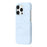For iPhone 14 Pro Max Case Velvet Texture Leather + PC Phone Back Cover - Blue - 4