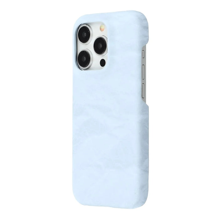 For iPhone 14 Pro Max Case Velvet Texture Leather + PC Phone Back Cover - Blue - 4