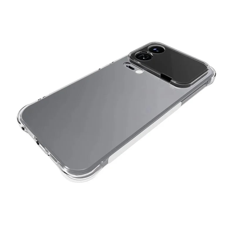 WANLONFENG For Xiaomi 17 Pro Case  WL Series 2.0mm Clear TPU Cover with Tempered Glass (Big Lens Hole) - Transparent - 3
