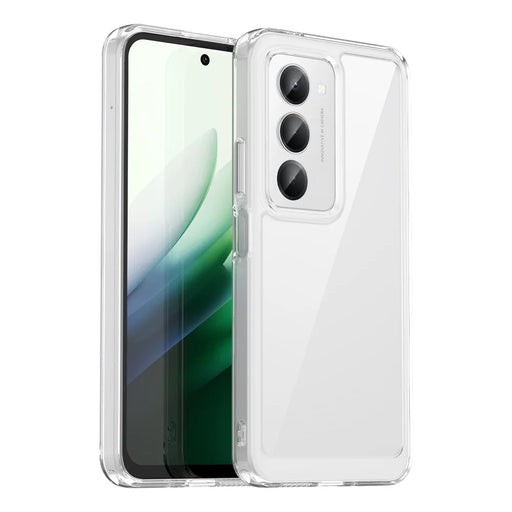 WANLONFENG For Xiaomi Redmi 15 5G (Global) (169mm) Case  MF Series TPU Acrylic Clear Phone Cover with Tempered Glass Film - Transparent - 2