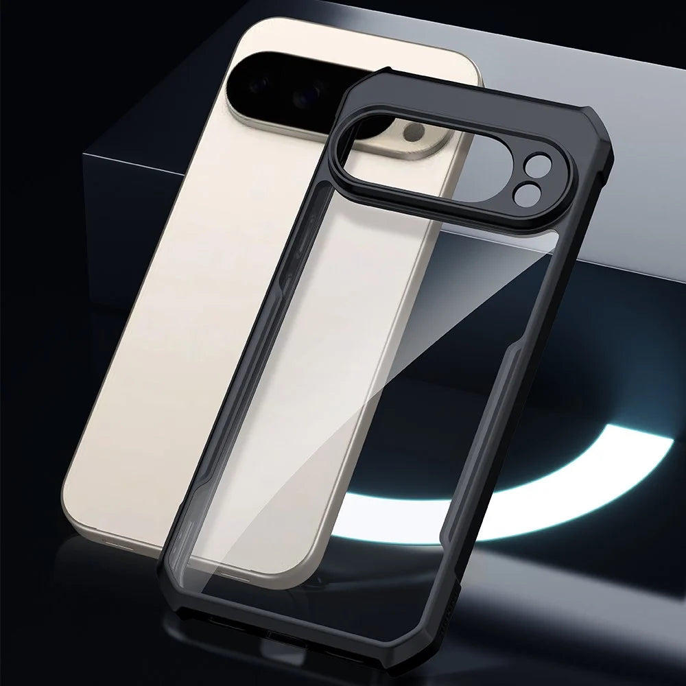XUNDD For Google Pixel 10 Pro XL Case Dropproof TPU + Acrylic Clear Back Phone Cover - 6