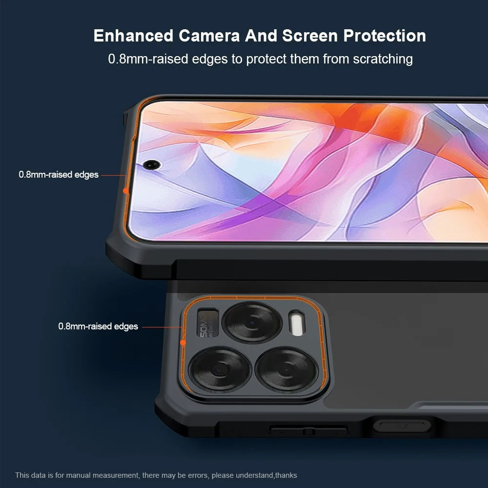 XUNDD For ZTE Blade V70 Design / nubia V70 Design Case Dropproof TPU + Acrylic Clear Back Phone Cover - 3