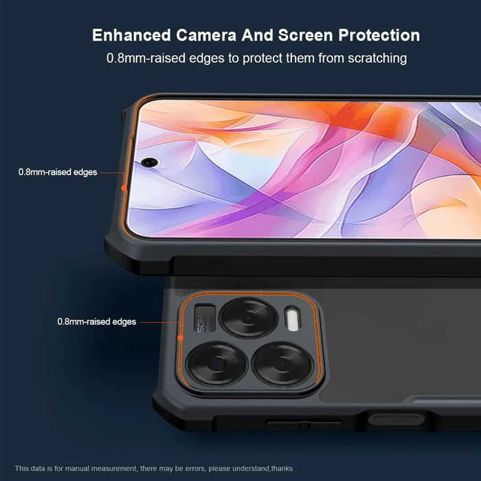 XUNDD For ZTE Blade V70 Design / nubia V70 Design Case Dropproof TPU + Acrylic Clear Back Phone Cover - 3