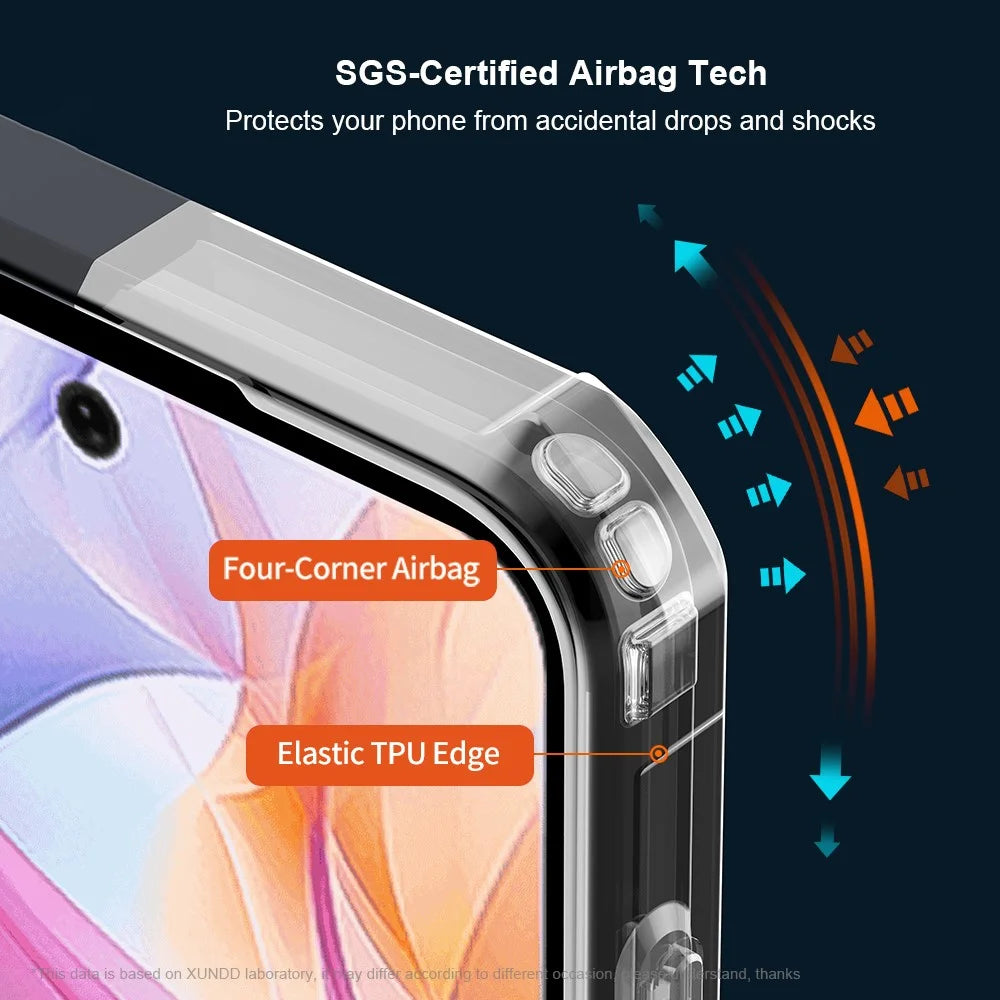 XUNDD For ZTE Blade V70 Design / nubia V70 Design Case Dropproof TPU + Acrylic Clear Back Phone Cover - 4