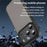 For iPhone 17 Pro Case Skin Touch Matte Anti Drop TPU PC Phone Back Cover - Black - 3