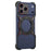 For iPhone 17 Pro Case Kickstand Metal Bumper Magnetic Phone Cover - Black  /  Red - 2