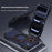 For iPhone 17 Pro Case Kickstand Metal Bumper Magnetic Phone Cover - Black  /  Red - 3