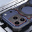 For iPhone 17 Pro Case Kickstand Metal Bumper Magnetic Phone Cover - Black  /  Red - 7