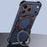 For iPhone 17 Pro Max Case Kickstand Metal Bumper Magnetic Phone Cover - Black  /  Red - 4