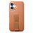 CASENEO For iPhone 17 Magnetic Case Wristband PU Leather + PC Shockproof Phone Cover - Brown - 3