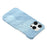 For iPhone 13 Pro Magnetic Case Denim Cloth Texture Leather + PC Shockproof Phone Cover - Baby Blue - 5
