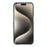 For iPhone 15 Pro Magnetic Case Denim Cloth Texture Leather + PC Shockproof Phone Cover - Baby Blue - 2