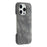 For iPhone 16 Pro Magnetic Case Denim Cloth Texture Leather + PC Shockproof Phone Cover - Dark Grey - 1