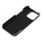 For iPhone 16 Pro Magnetic Case Denim Cloth Texture Leather + PC Shockproof Phone Cover - Dark Grey - 6
